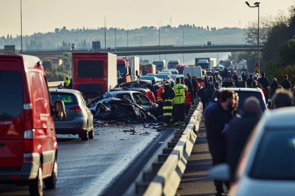 The Complications of a Multi-Vehicle Accident